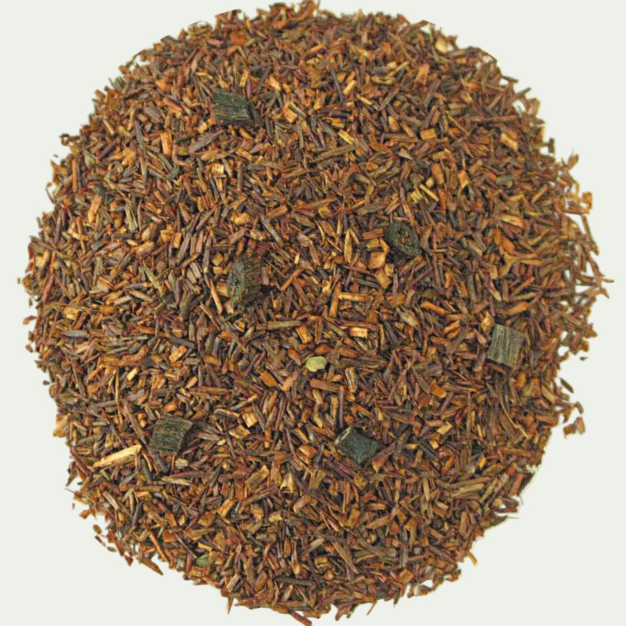 Rooibos Vanille thee met zachte romige vanillesmaak van Tante Rie