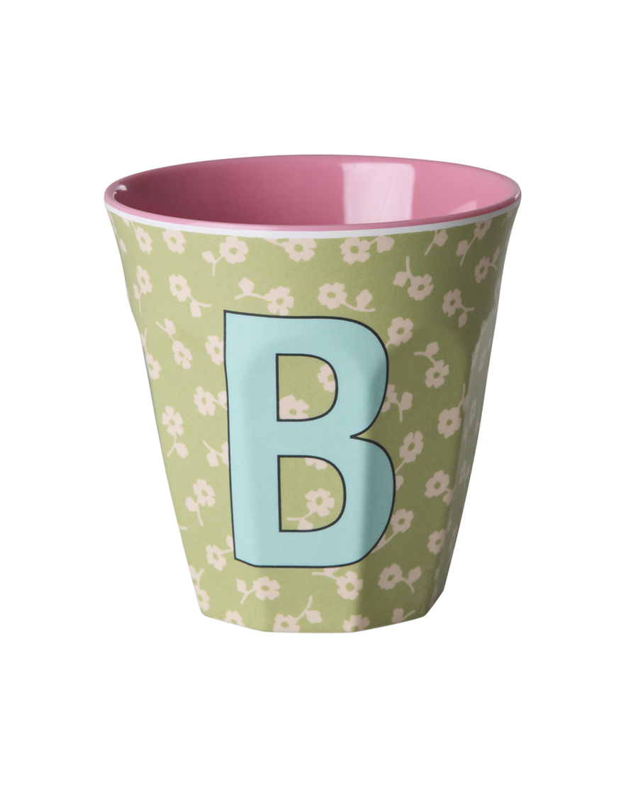 Rice Alfabet Beker Letter B Flowers - Rice by Rice