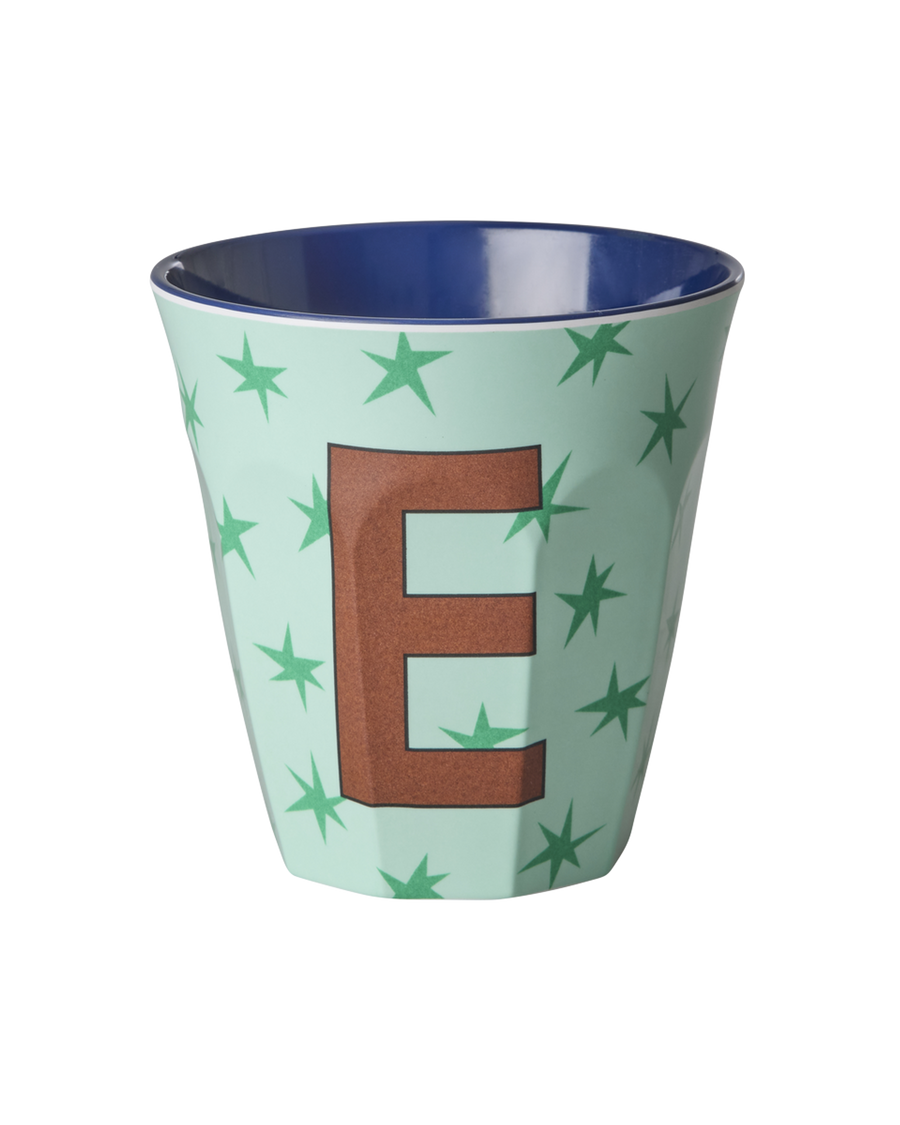 Rice Alfabet Beker Letter E Stars - Rice by Rice