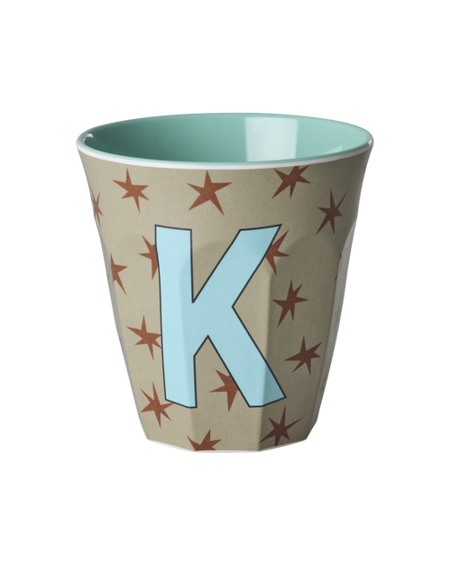Rice Alfabet Beker Letter K Stars - Rice by Rice