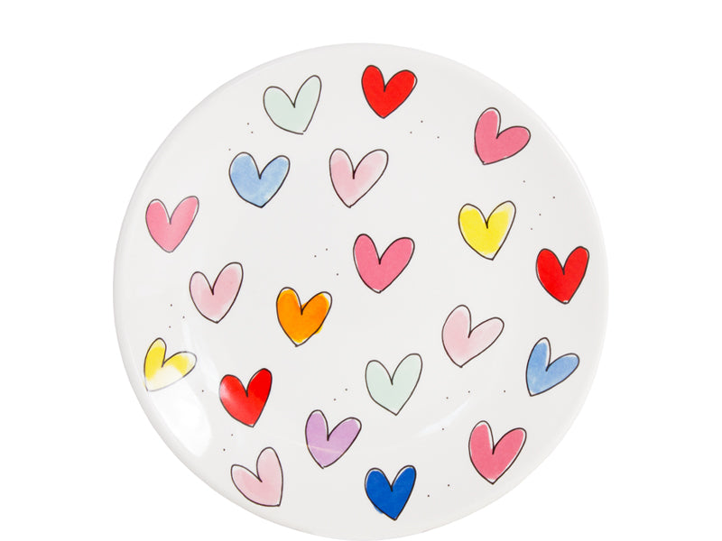 HEARTS PLATE 22 CM – Blond Amsterdam bij Tante Rie Borne