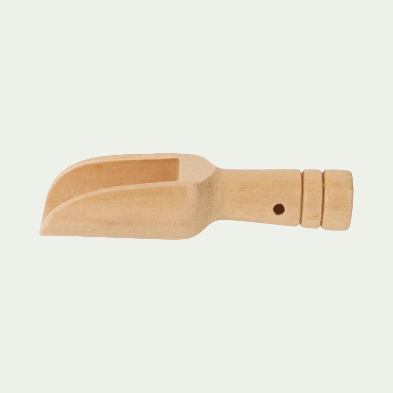 Houten theeschepje van Tante Rie