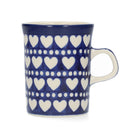 Rechte mok 250 ml - Blue Valentine | Bunzlau Castle