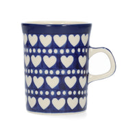 Rechte mok 250 ml - Blue Valentine | Bunzlau Castle