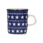 Rechte mok 160 ml - Blue Stars | Bunzlau Castle