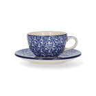Kop en Schotel 170 ml - Indigo | Bunzlau Castle