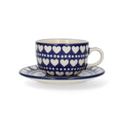 Kop en Schotel 230 ml - Blue Valentine | Bunzlau Castle