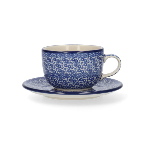 Kop en Schotel 230 ml - Midnight Blue | Bunzlau Castle – Bunzlau Castle bij Tante Rie Borne