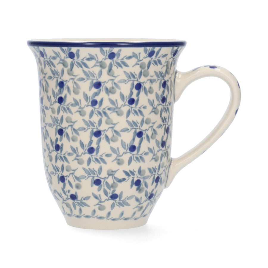 Tulp mok 500 ml - Blue Olive | Bunzlau Castle – Bunzlau Castle aardewerk Tante Rie Borne
