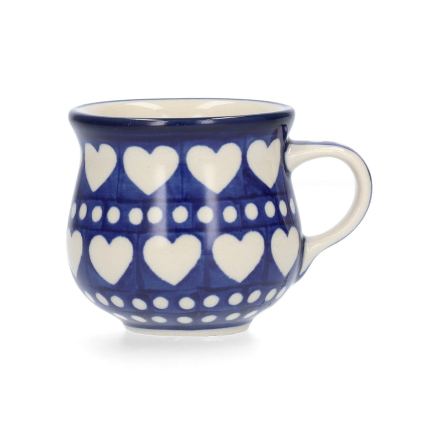 Boeren Mok 90 ml - Blue Valentine | Bunzlau Castle – Bunzlau Castle aardewerk Tante Rie Borne