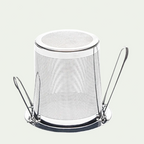 RVS theezeef met deksel - inklapbaar