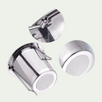 RVS theezeef met deksel - inklapbaar