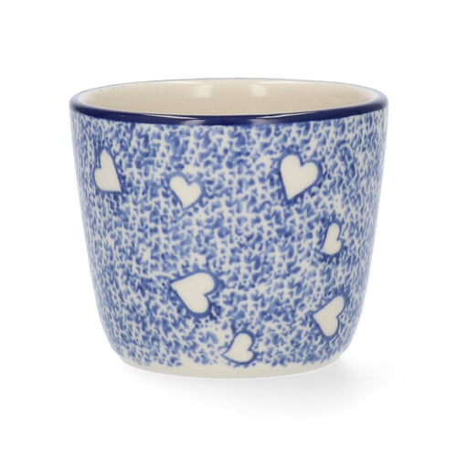 Mok Tumbler 220 ml - White Hearts | Bunzlau Castle – Bunzlau Castle bij Tante Rie Borne