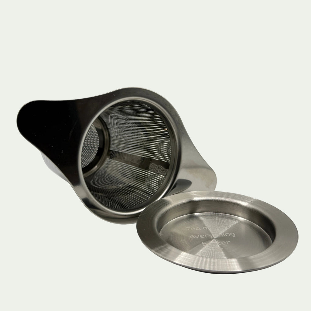 Theezeefje RVS met uitlekschaaltje