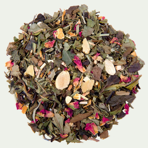 Beste van Borne losse witte en groene thee met sinaasappel en amandel