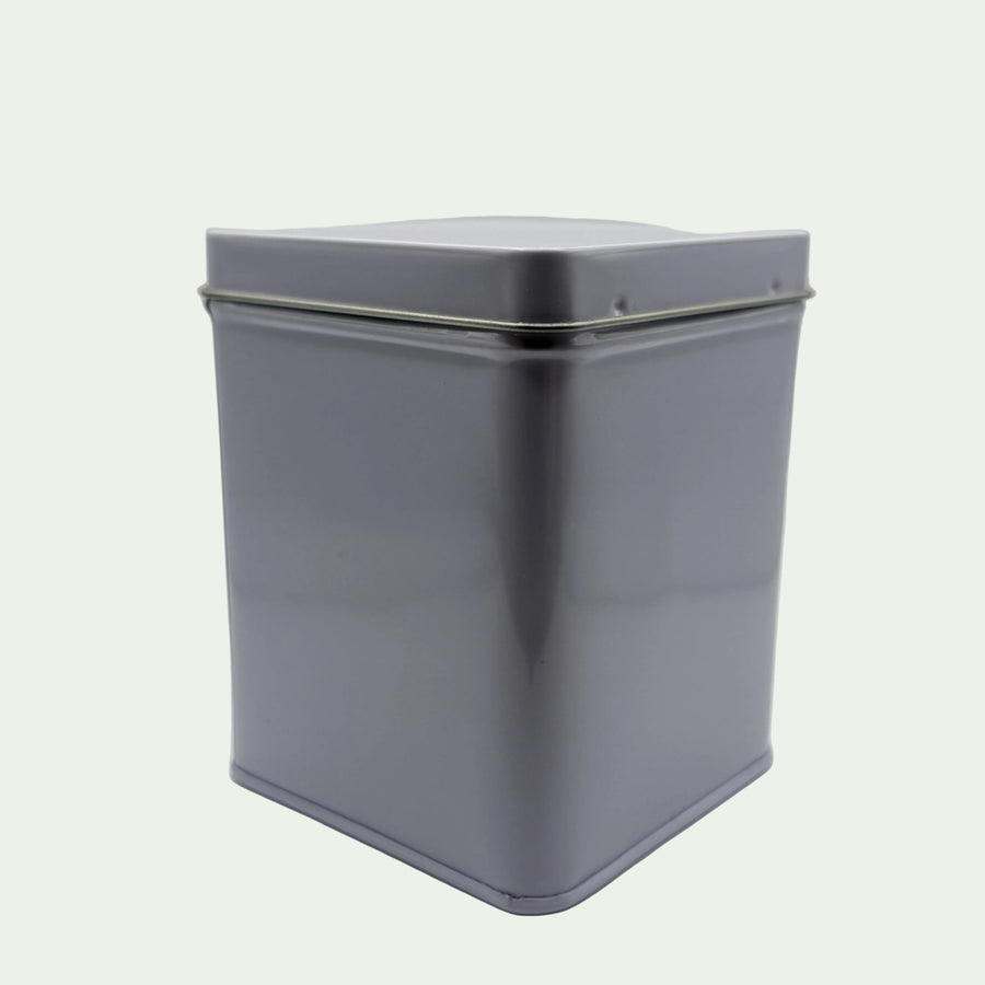 Wit thee bewaarblik 100 gram voor losse thee van Tante Rie