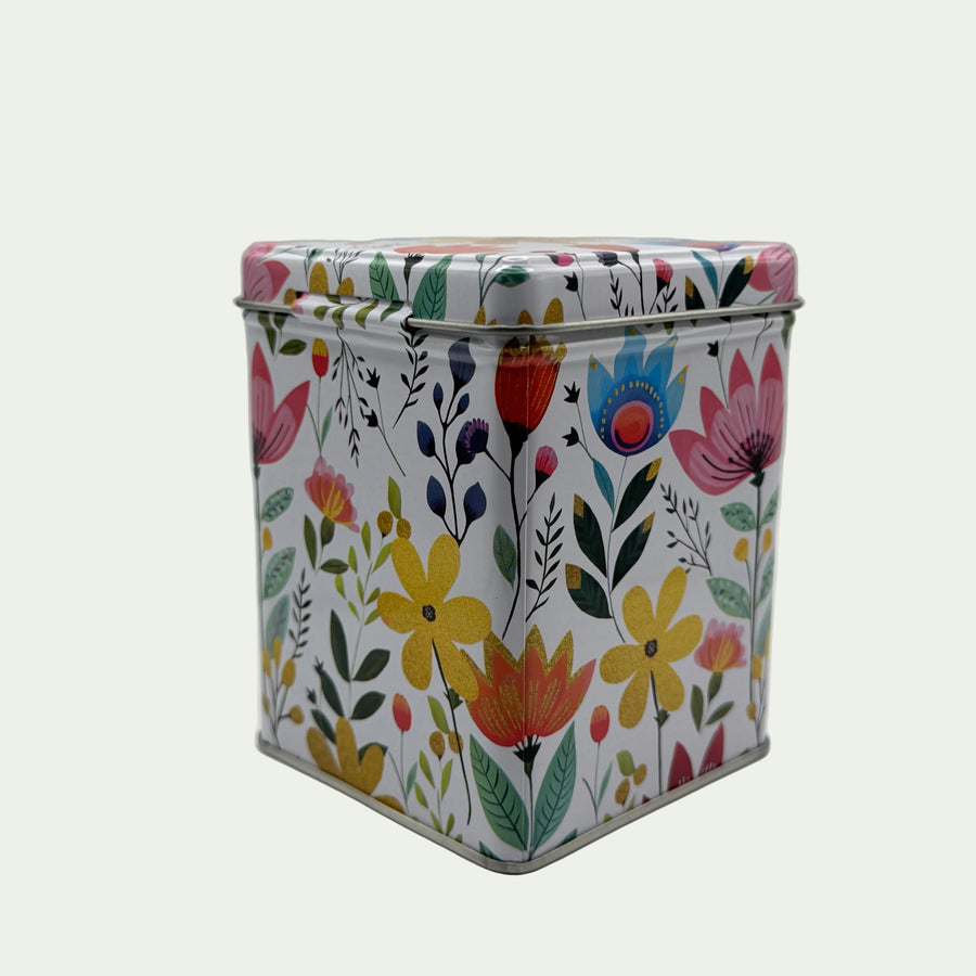 Flowers thee bewaarblik 100 gram voor losse thee
