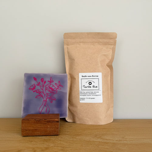 Beste van Borne losse witte en groene thee met sinaasappel en amandel