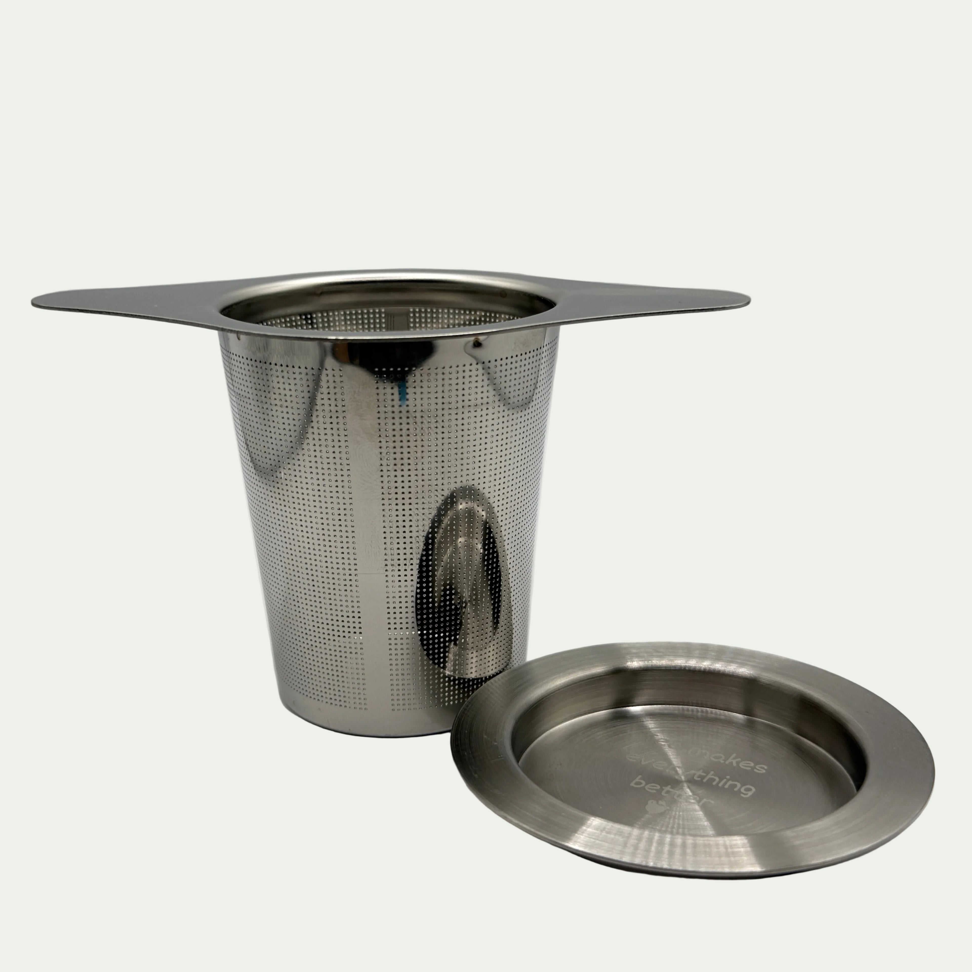 Theezeefje RVS met uitlekschaaltje