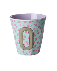 Rice Alfabet Beker Letter O Flowers - Rice by Rice