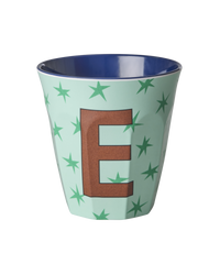 Rice Alfabet Beker Letter E Stars - Rice by Rice
