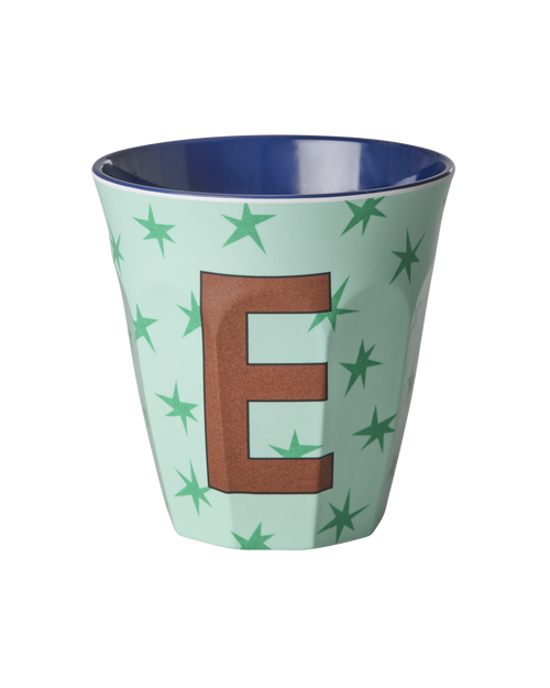 Rice Alfabet Beker Letter E Stars - Rice by Rice