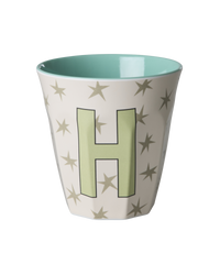 Rice Alfabet Beker Letter H Stars - Rice by Rice