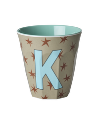 Rice Alfabet Beker Letter K Stars - Rice by Rice