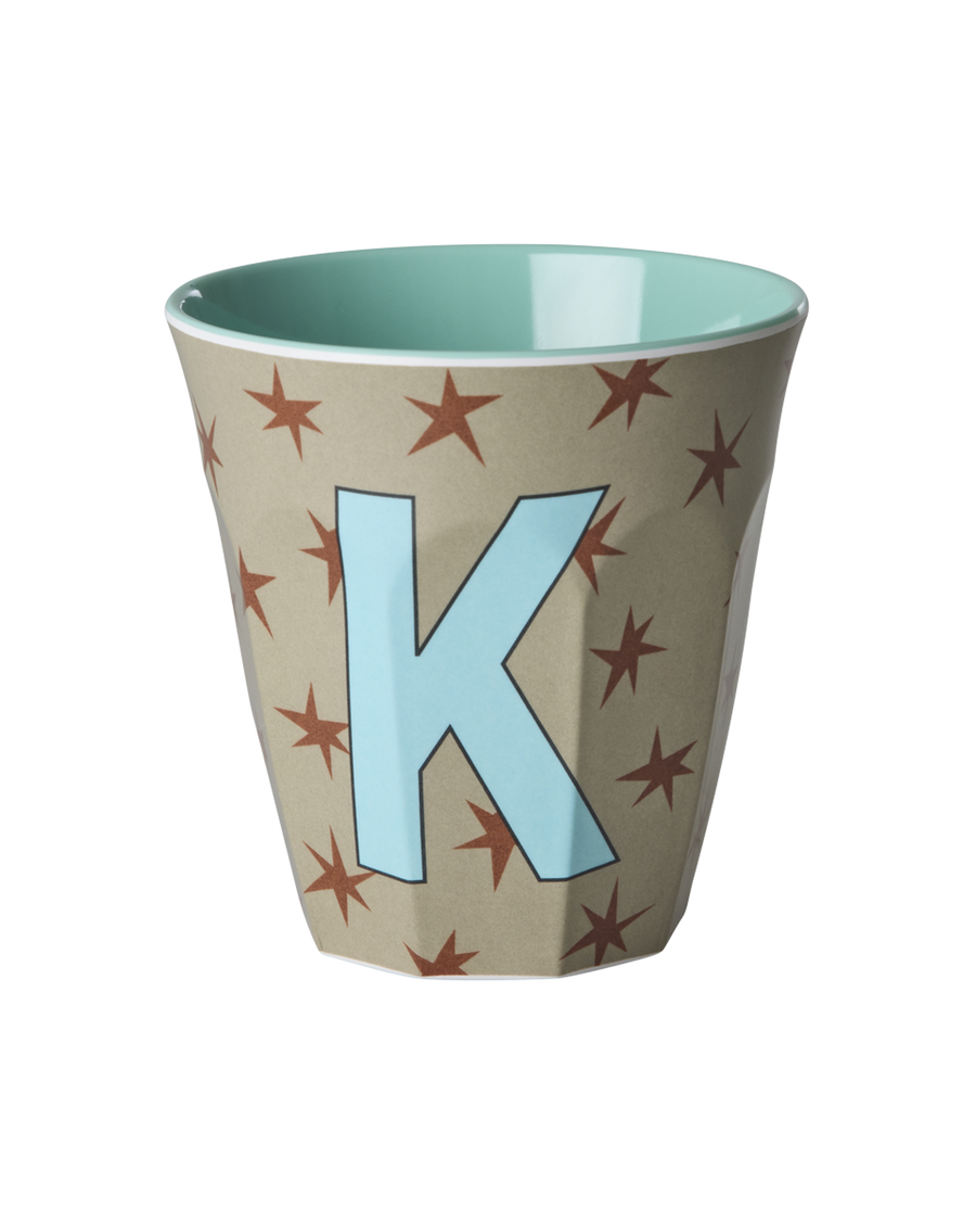 Rice Alfabet Beker Letter K Stars - Rice by Rice