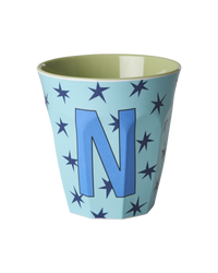 Rice Alfabet Beker Letter N Stars - Rice by Rice