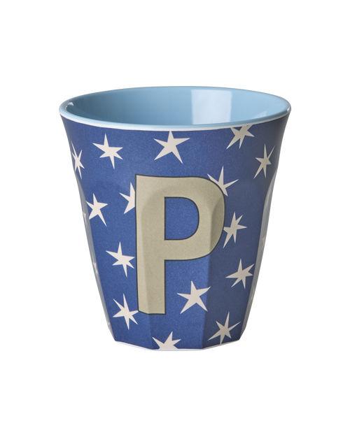 Rice Alfabet Beker Letter P Stars - Rice by Rice