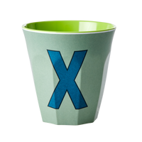 Rice Alfabet Beker Letter X Khaki - X - Rice by Rice